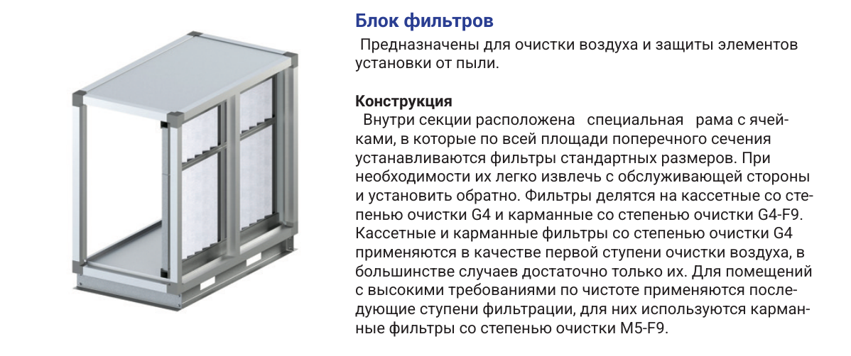 Фильтр G4 — назначение, конструкция и типоразмеры, страница PDF 20